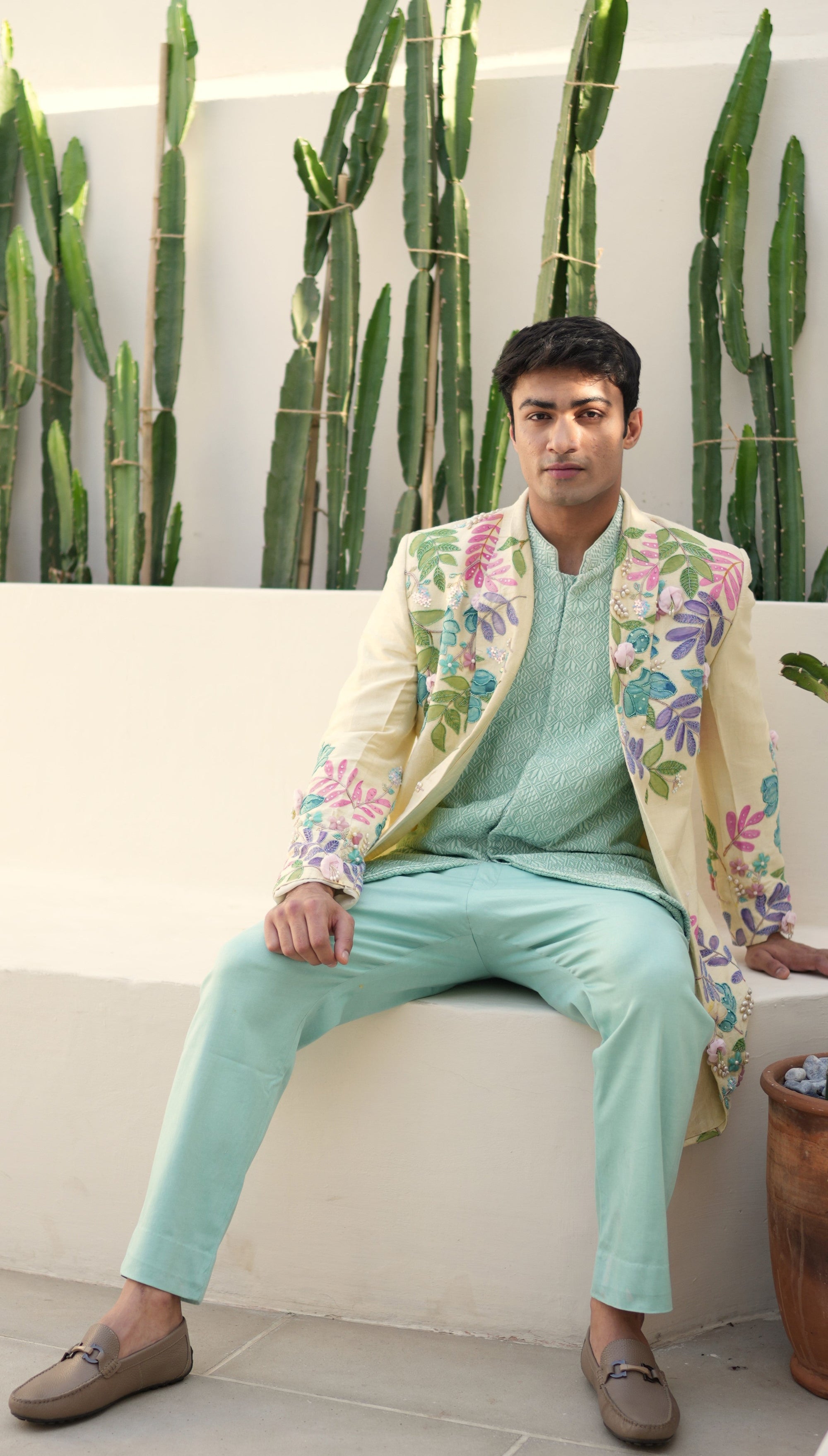 The Silken Bloom Indo-Western