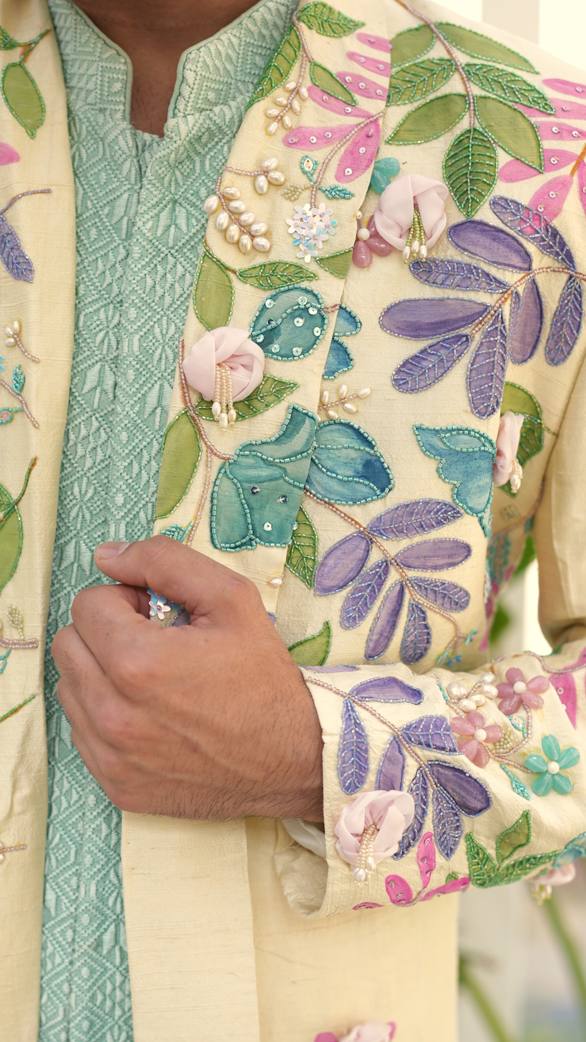 The Silken Bloom Indo-Western