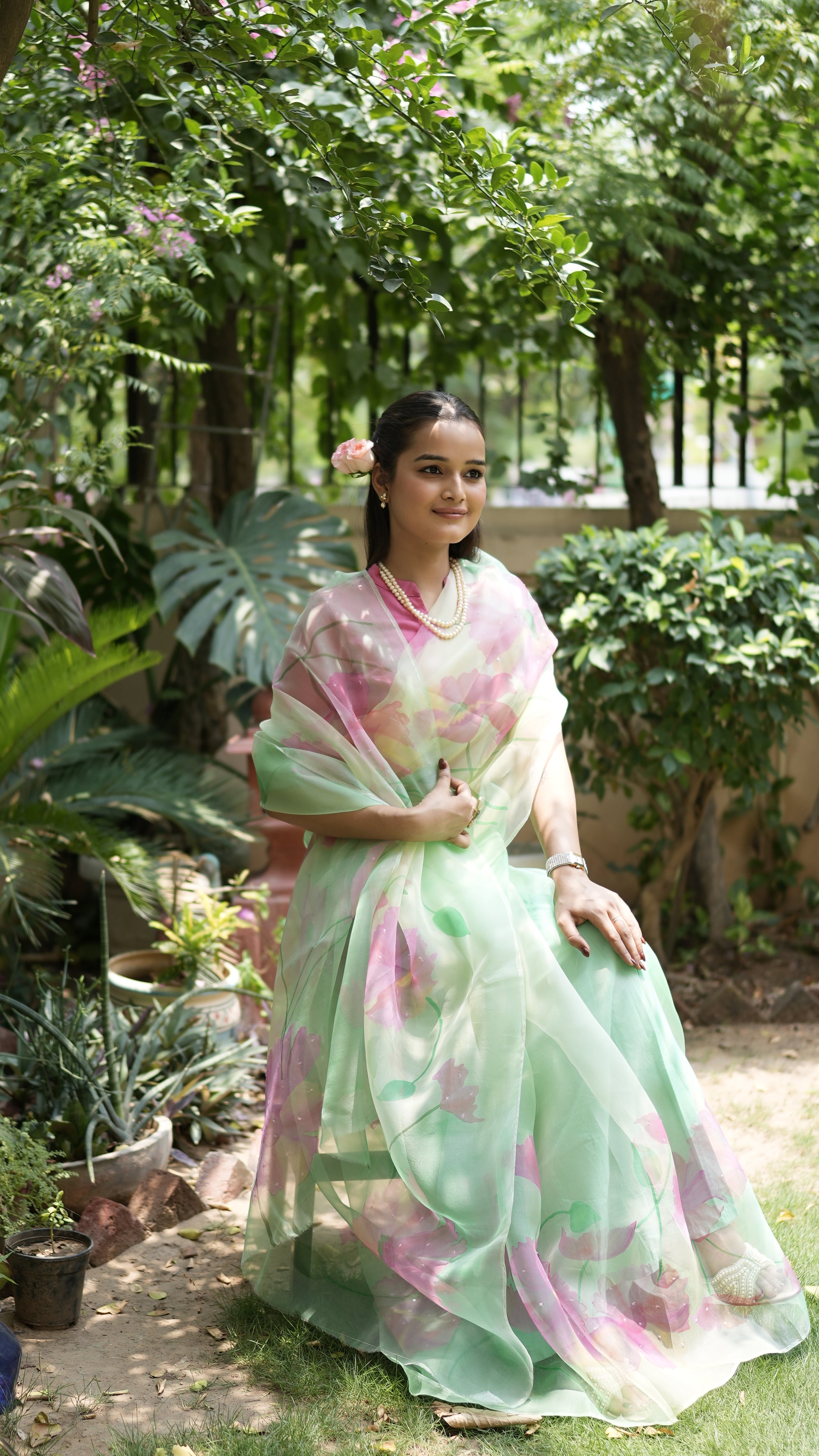 The Whispers of Spring Sari