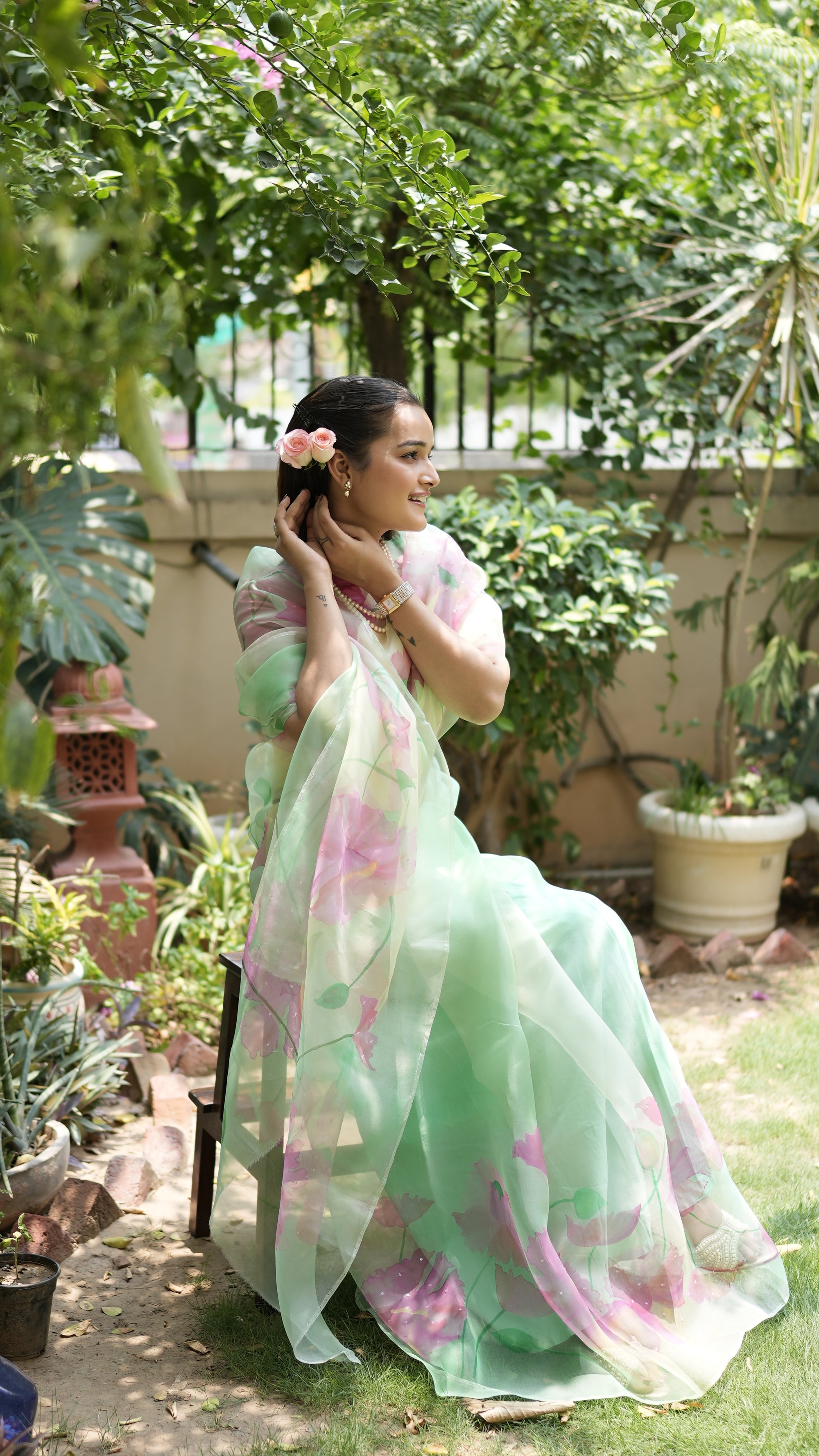 The Whispers of Spring Sari