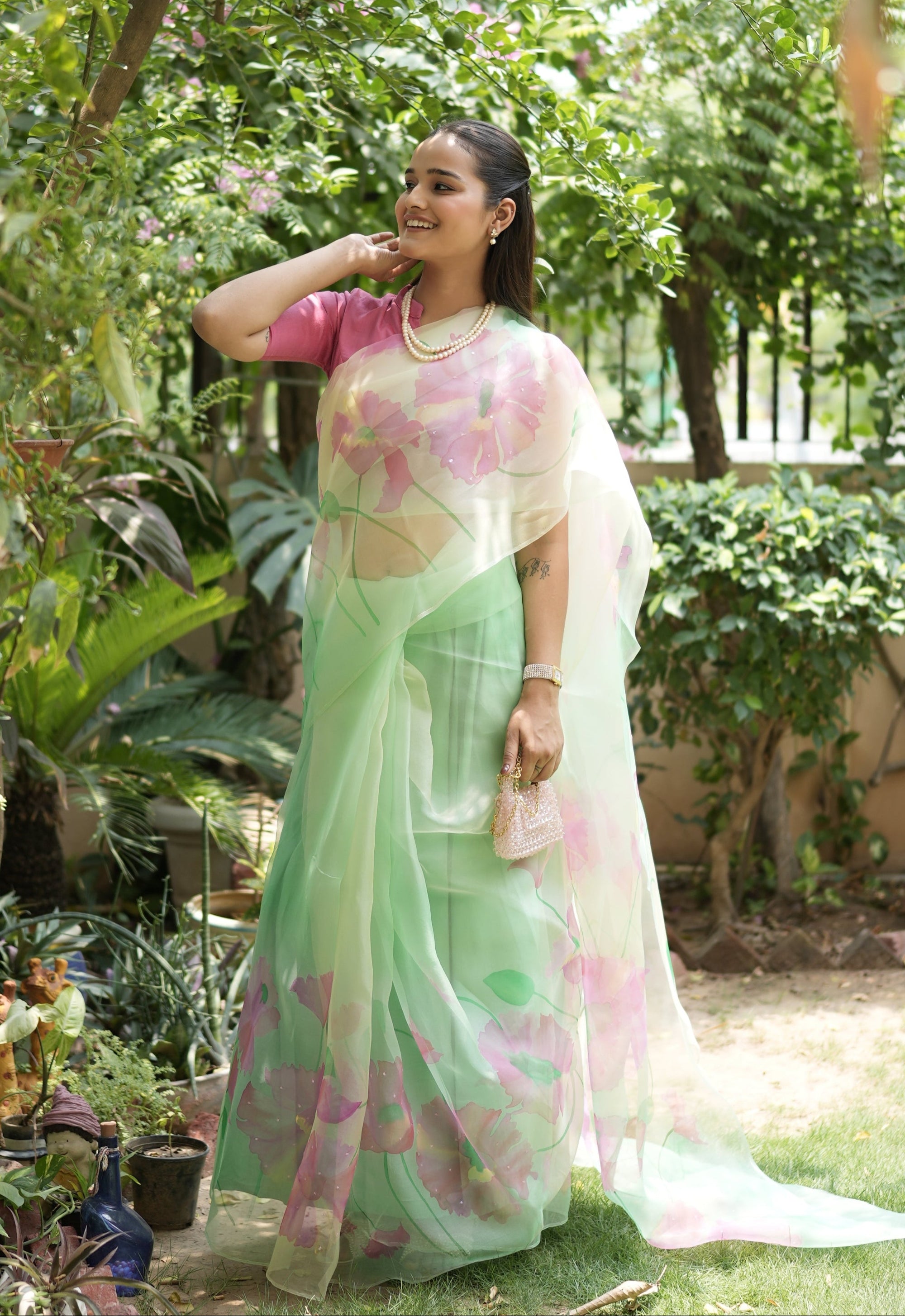 The Whispers of Spring Sari