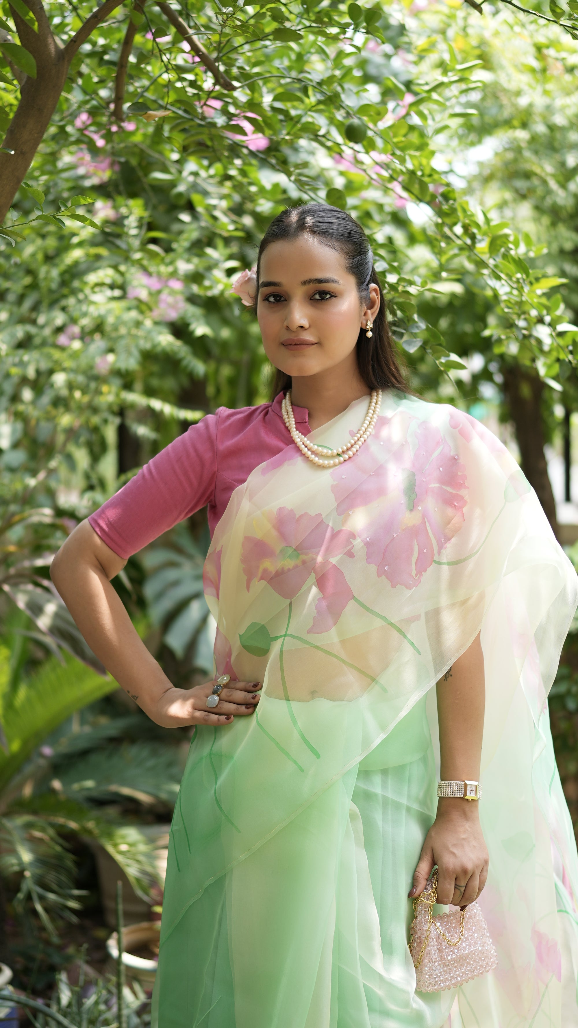 The Whispers of Spring Sari