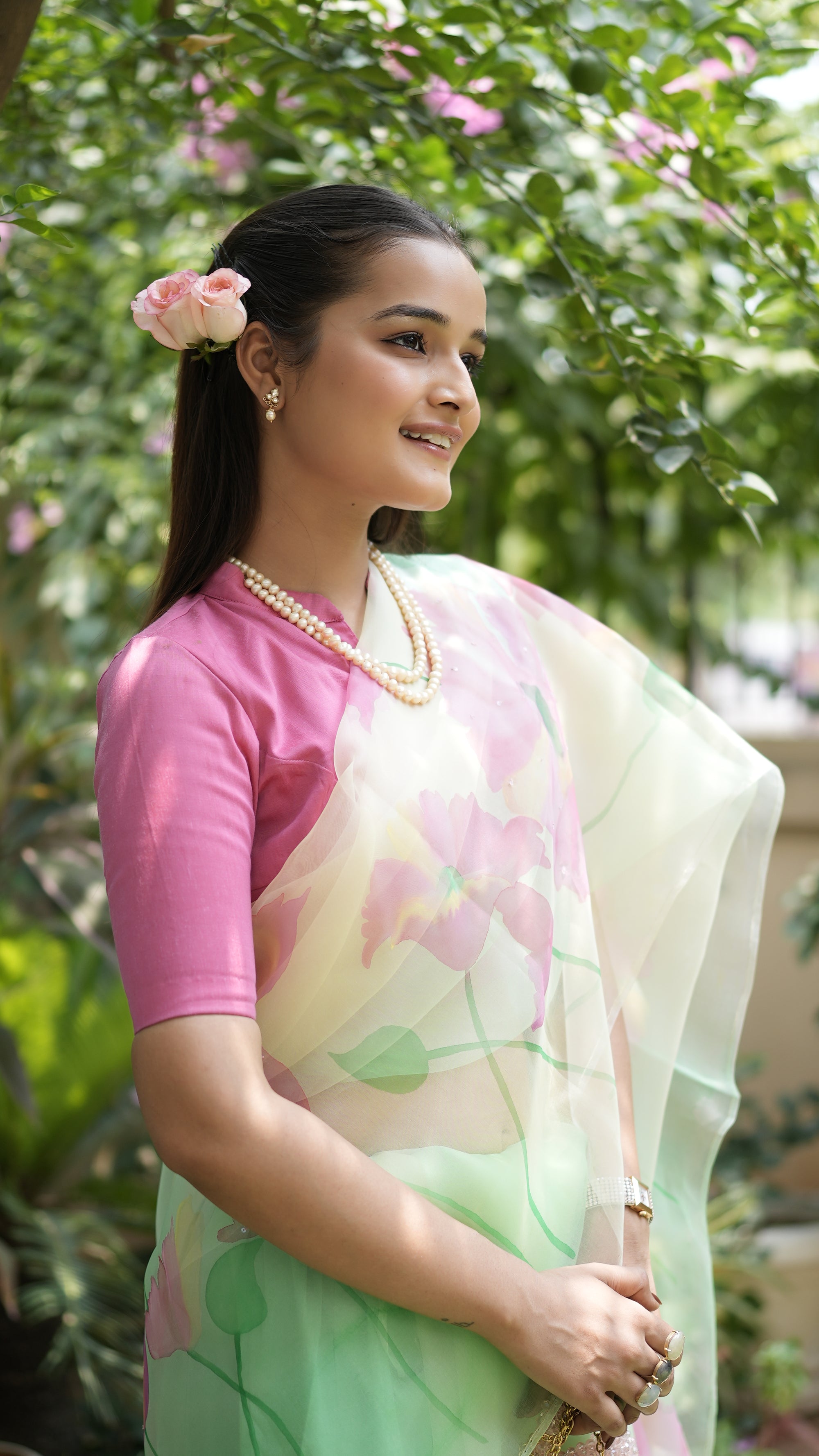 The Whispers of Spring Sari