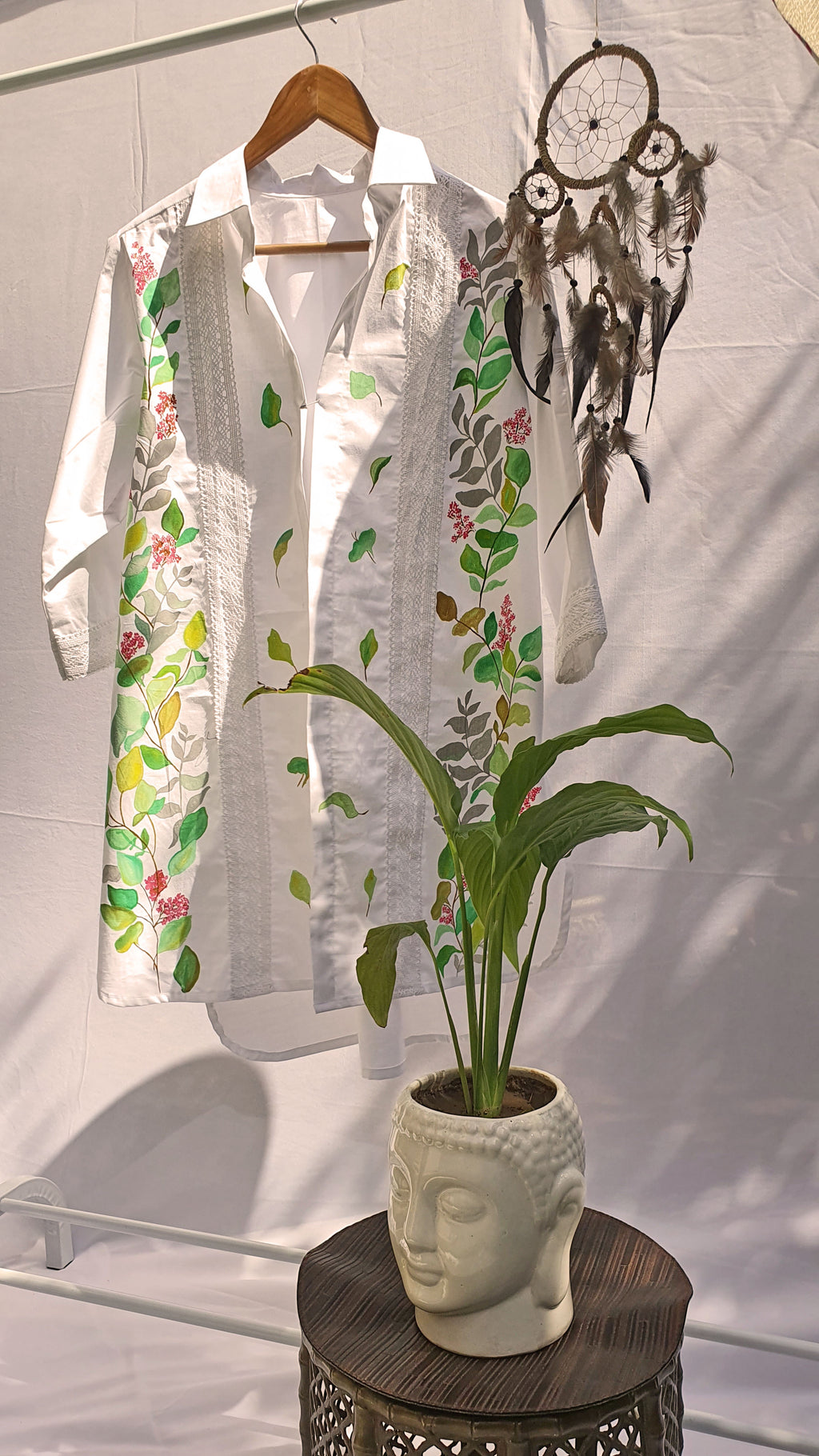 The Leaf Motif Shrug