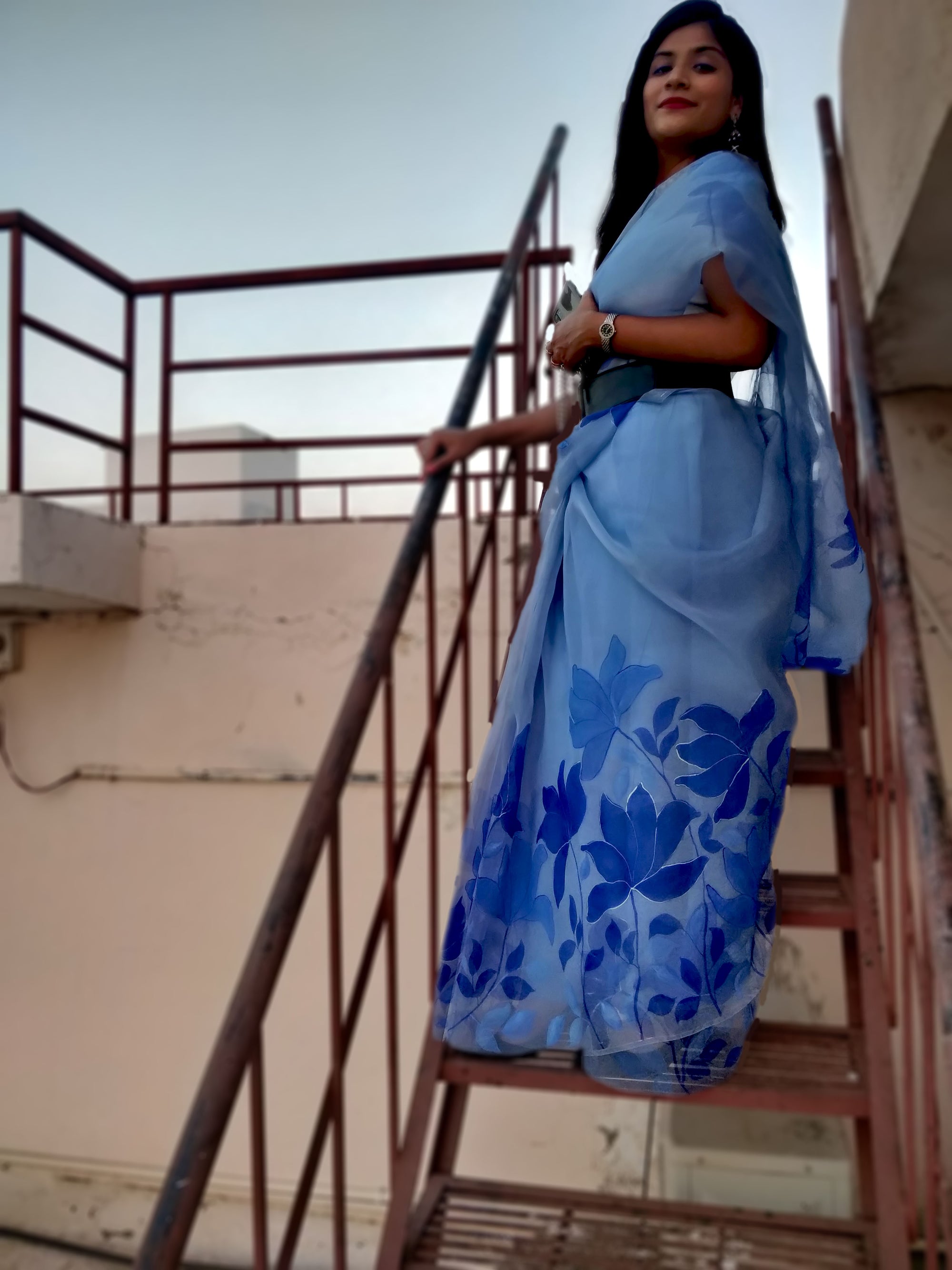 The Magnolia Organza Silk Saree