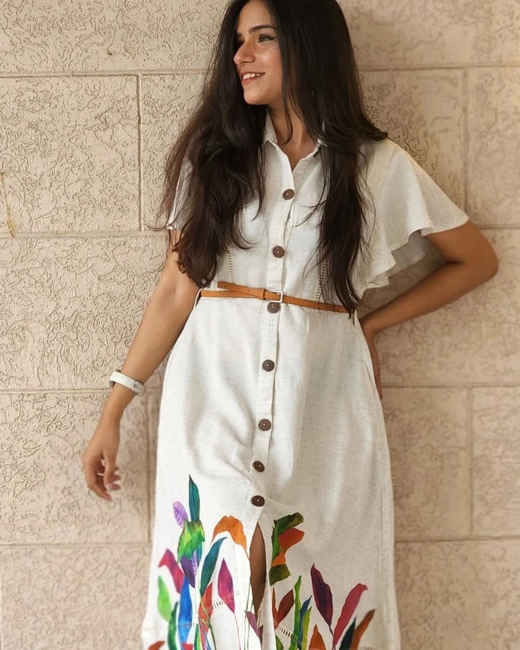 Exotic Leaves Dress