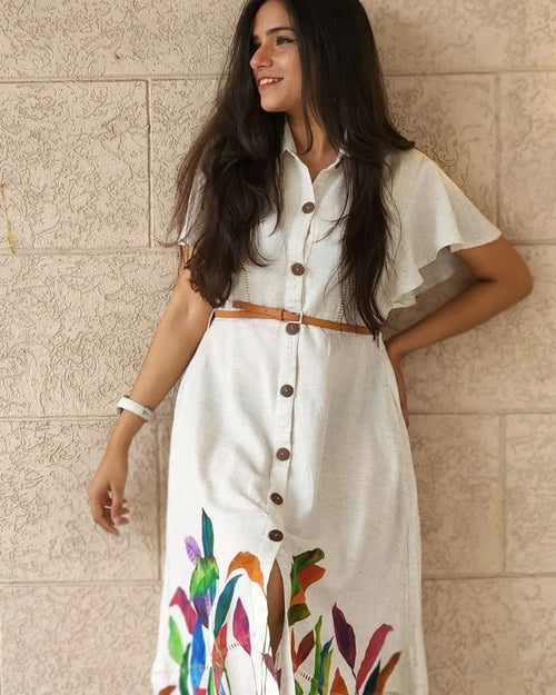 Exotic Leaves Dress