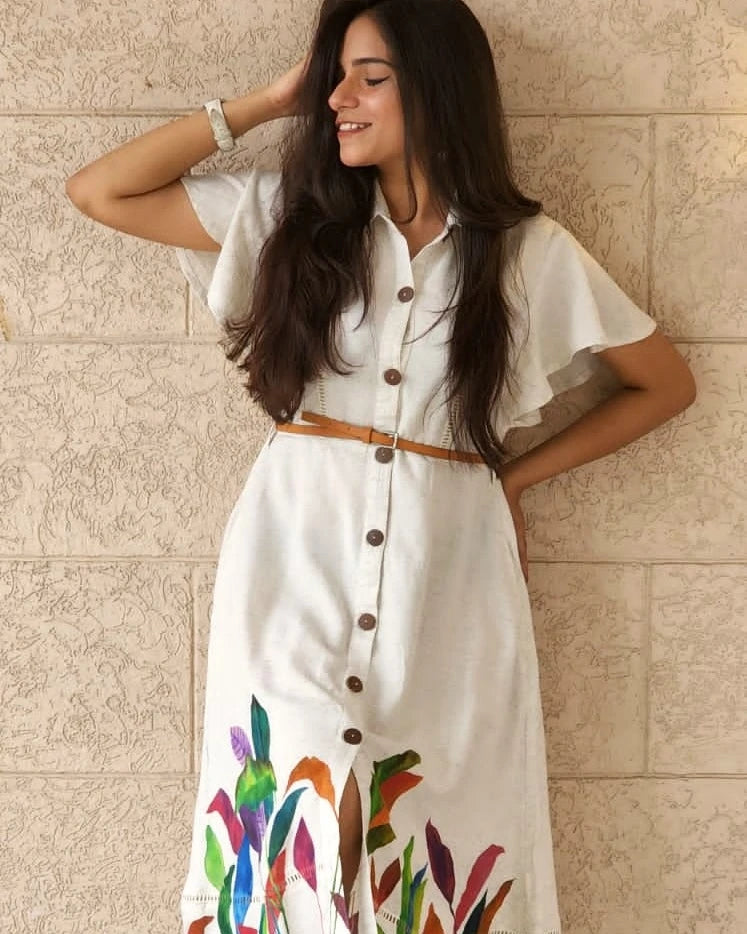 Exotic Leaves Dress