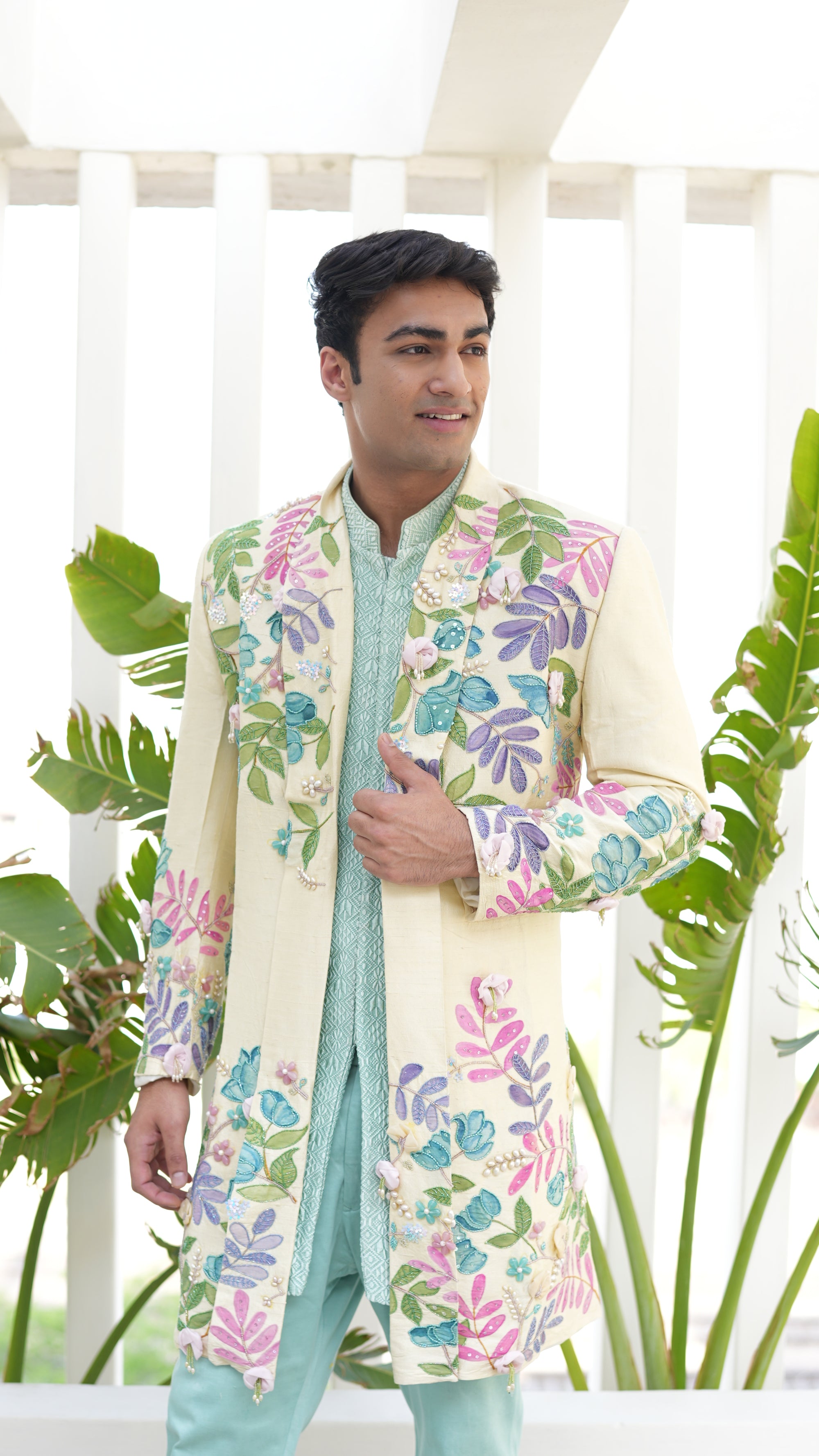 The Silken Bloom Indo-Western