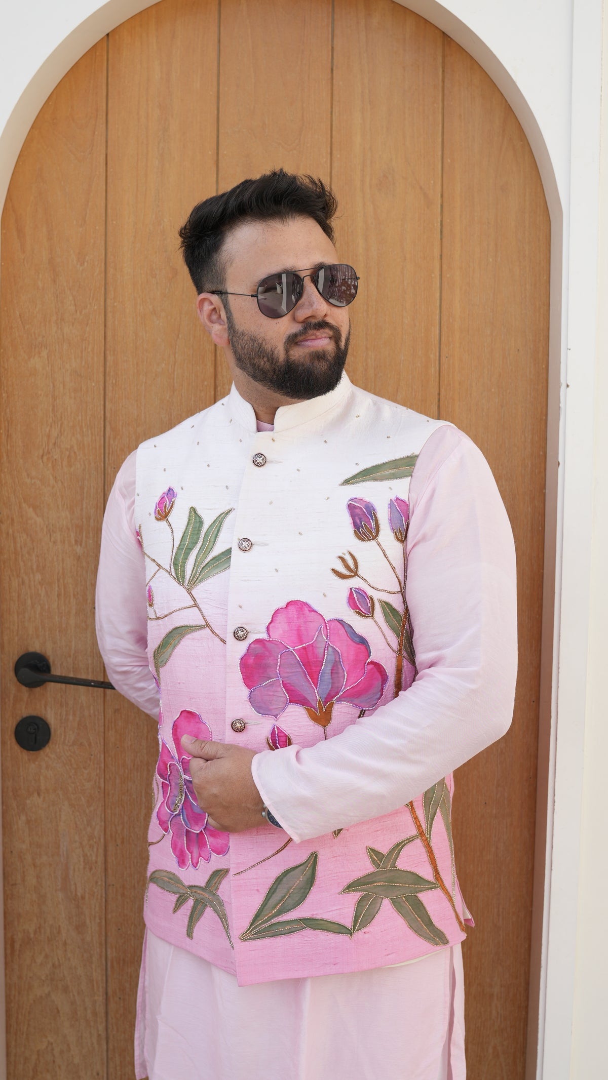 The Floral Maharaja Nehru Jacket