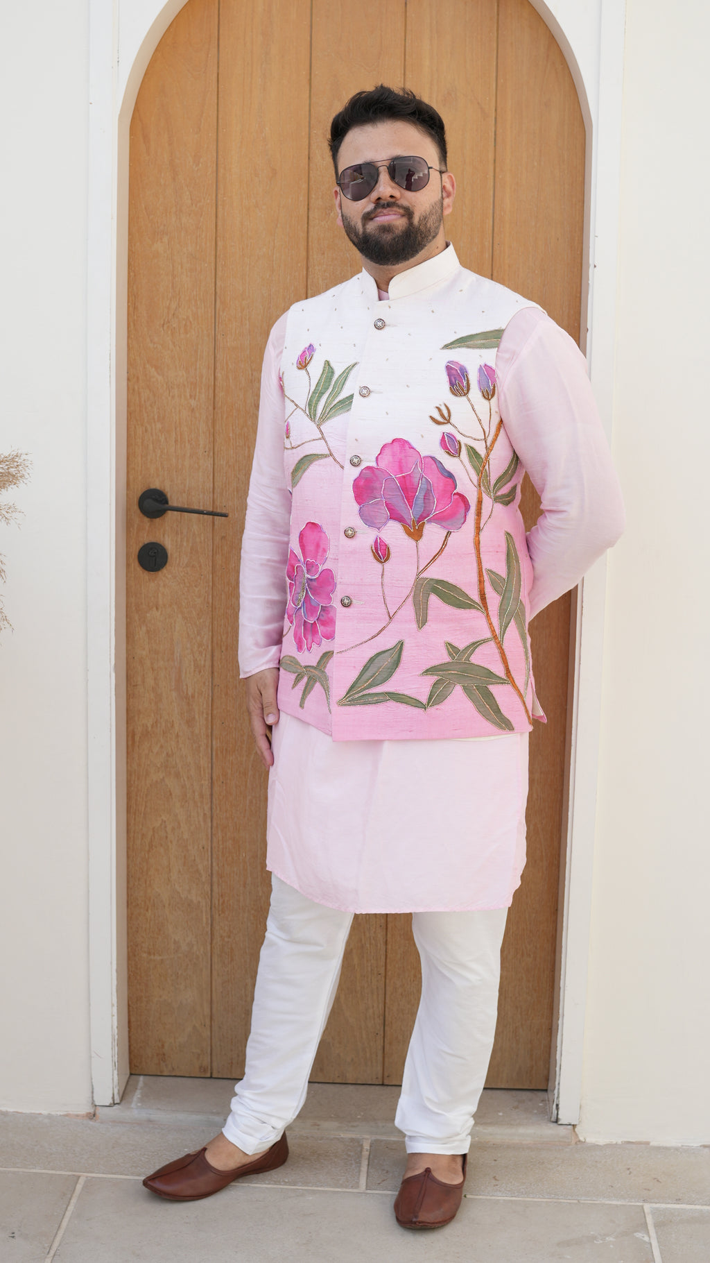 The Floral Maharaja Nehru Jacket