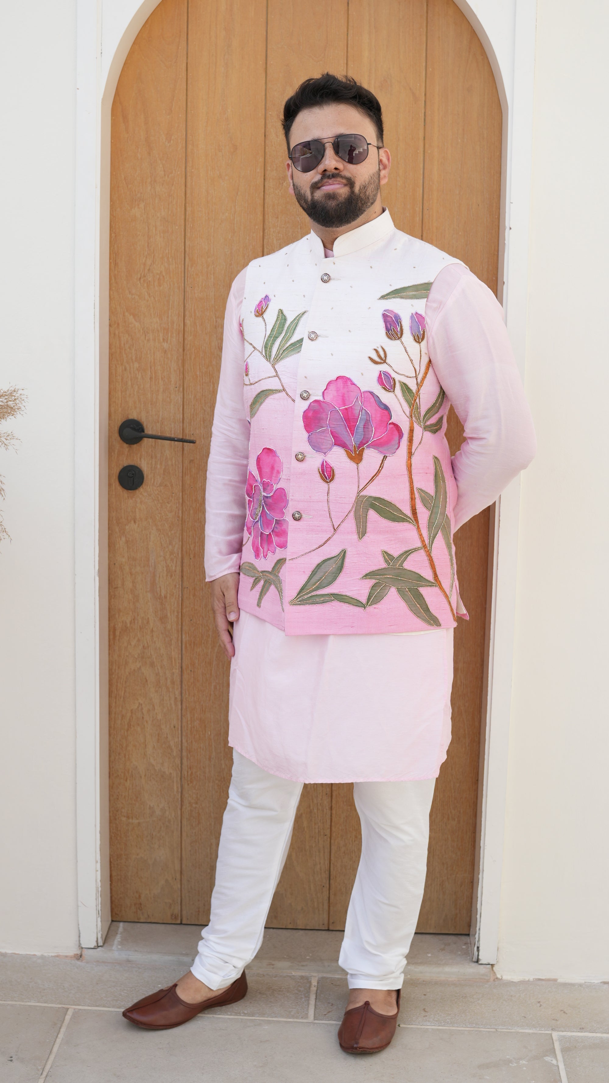 The Floral Maharaja Nehru Jacket