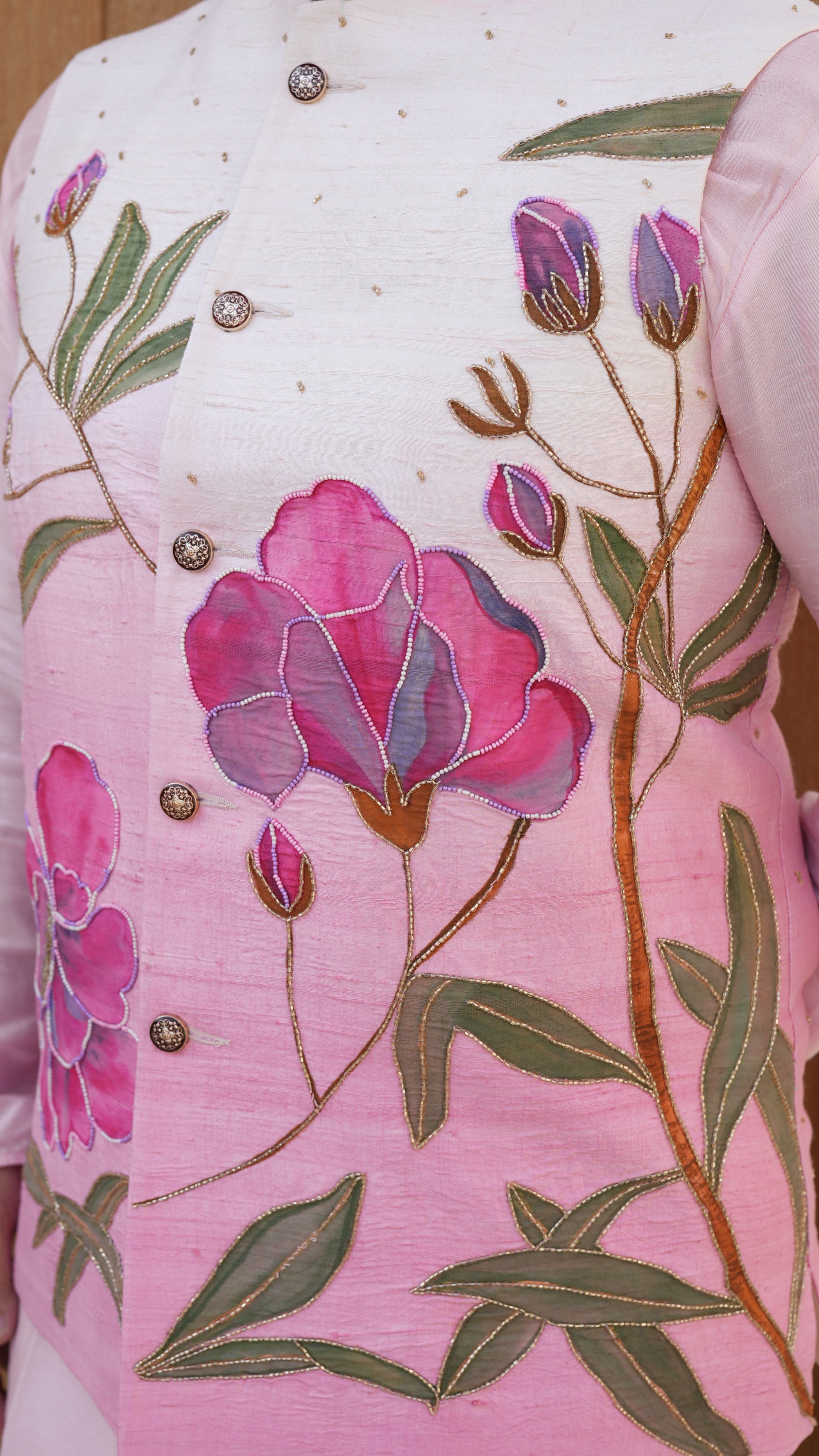 The Floral Maharaja Nehru Jacket