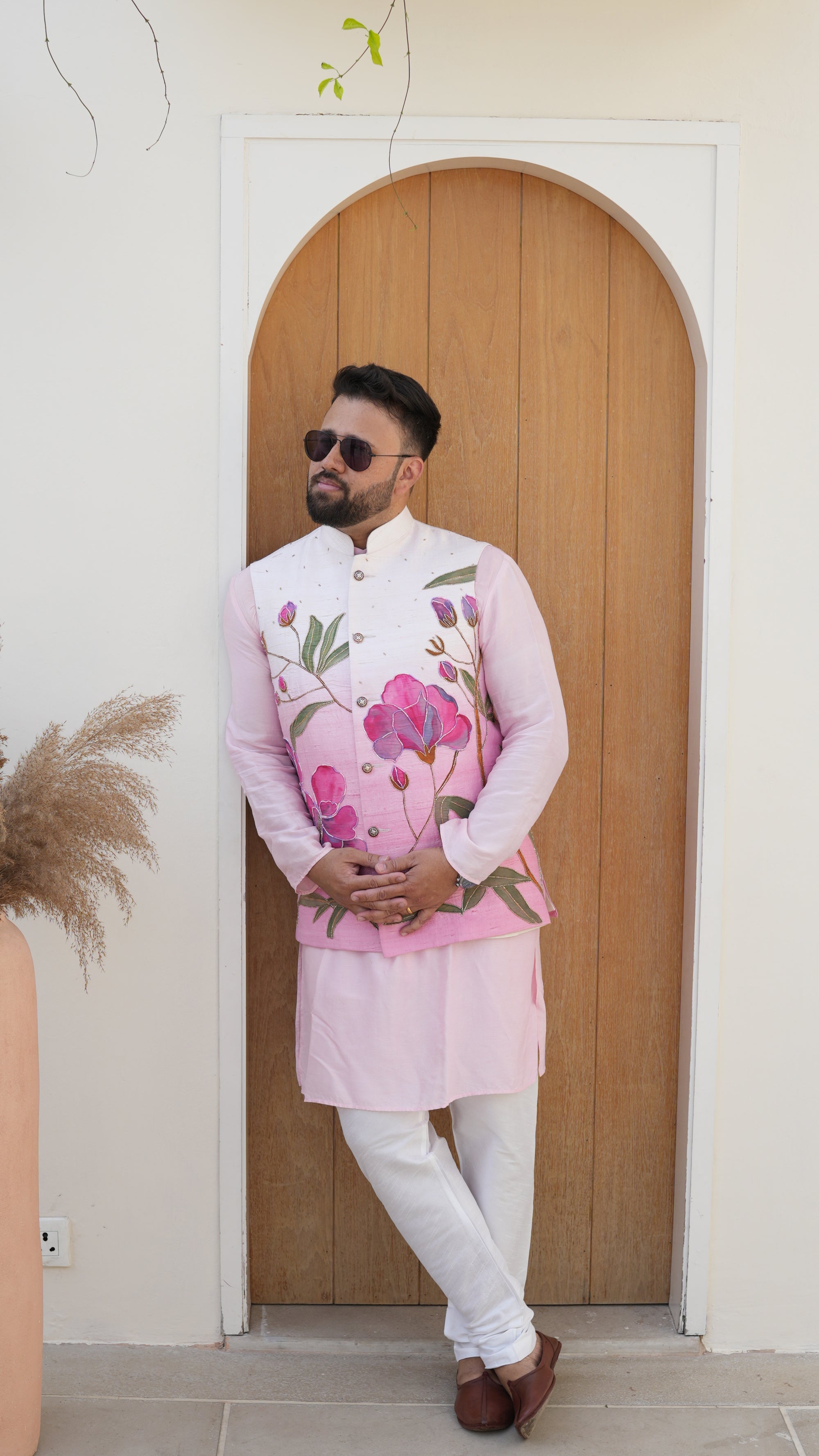 The Floral Maharaja Nehru Jacket
