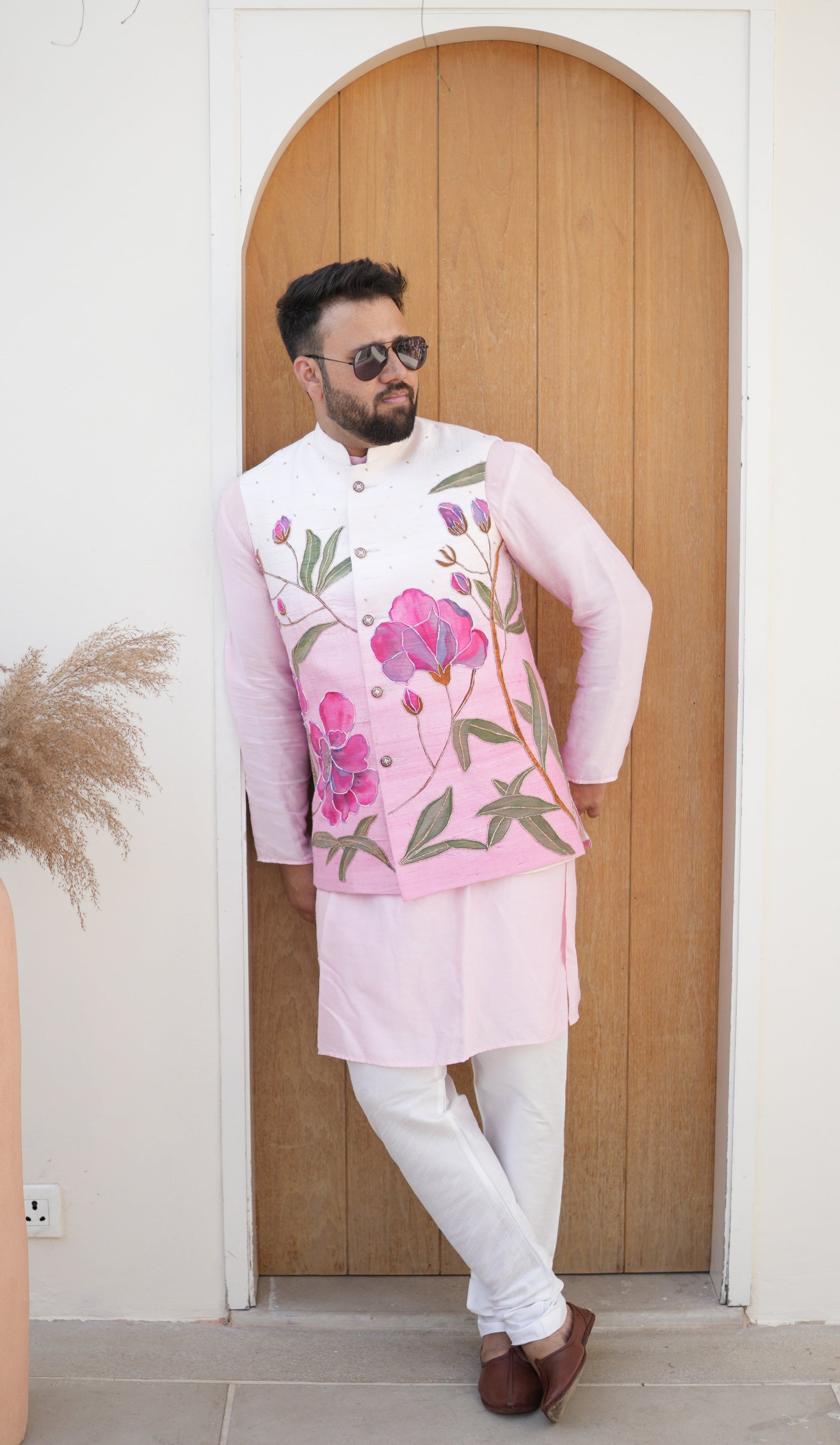 The Floral Maharaja Nehru Jacket