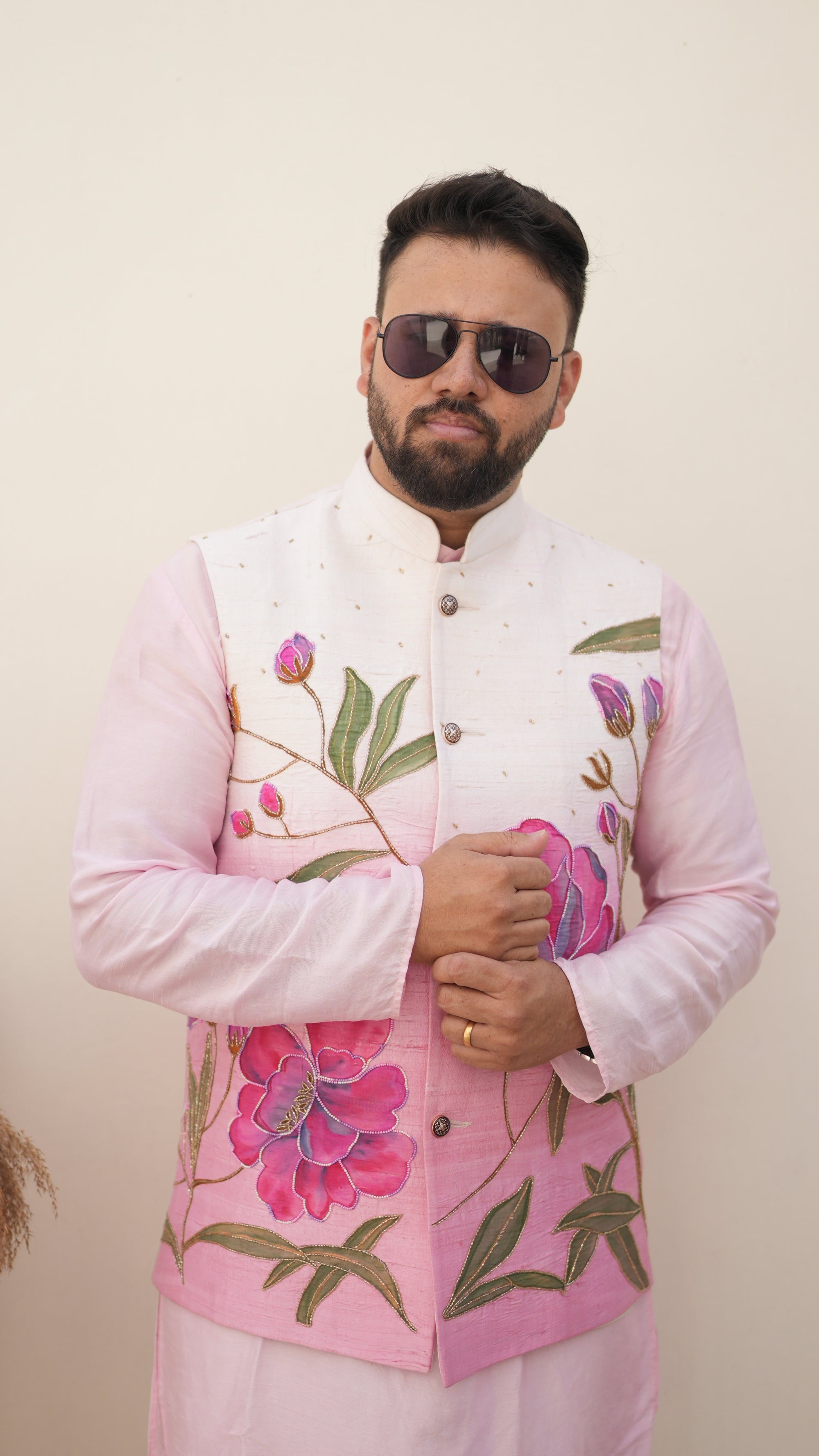 The Floral Maharaja Nehru Jacket