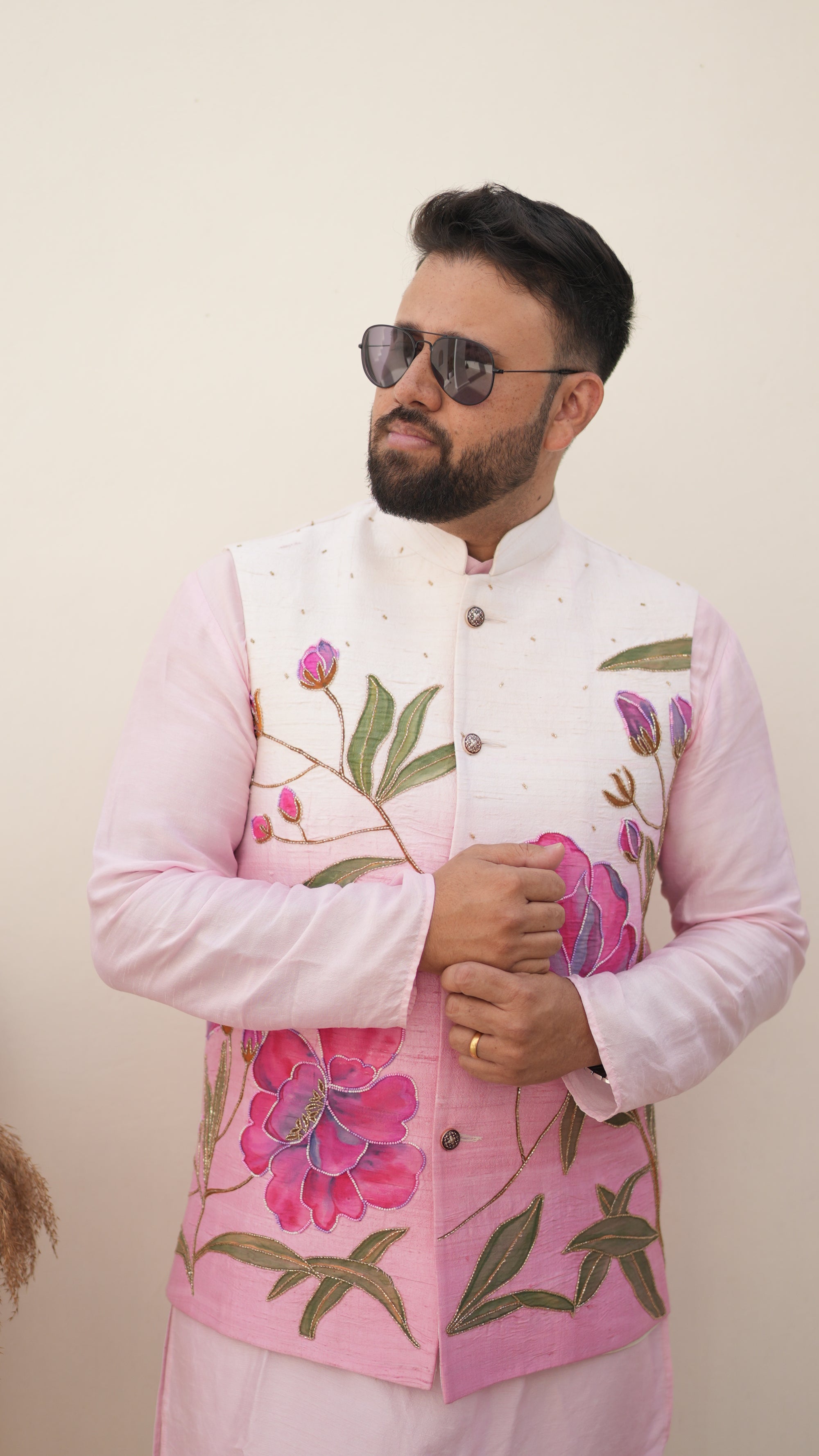 The Floral Maharaja Nehru Jacket