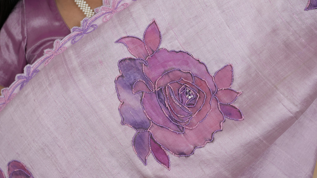 The Rosette Muse Sari