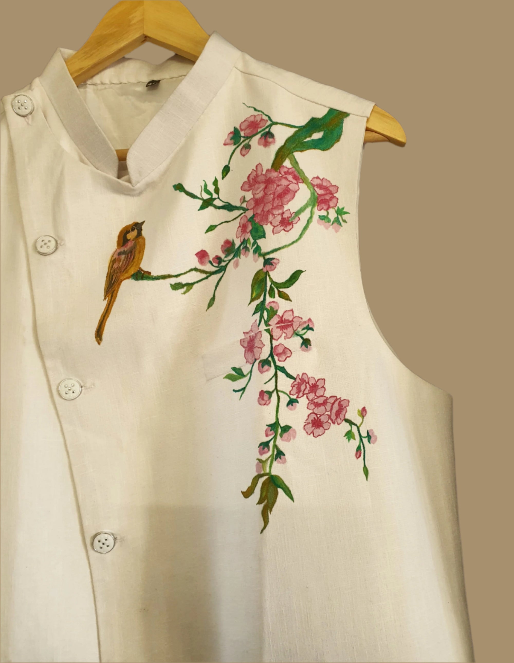 The Sparrow Bloom Nehru Jacket