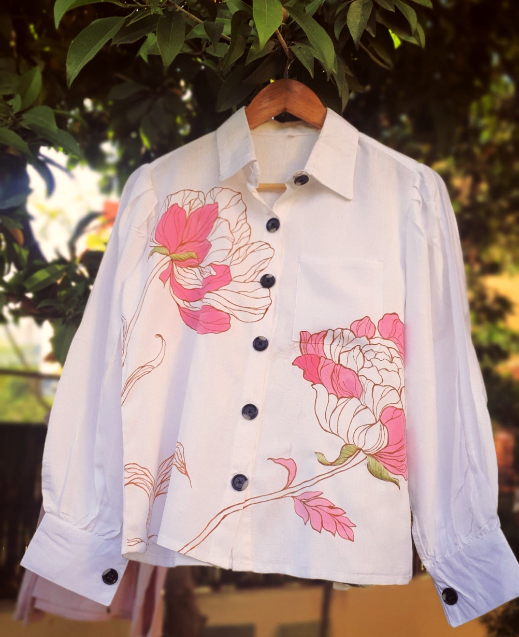 The Abstract Floral Shirt