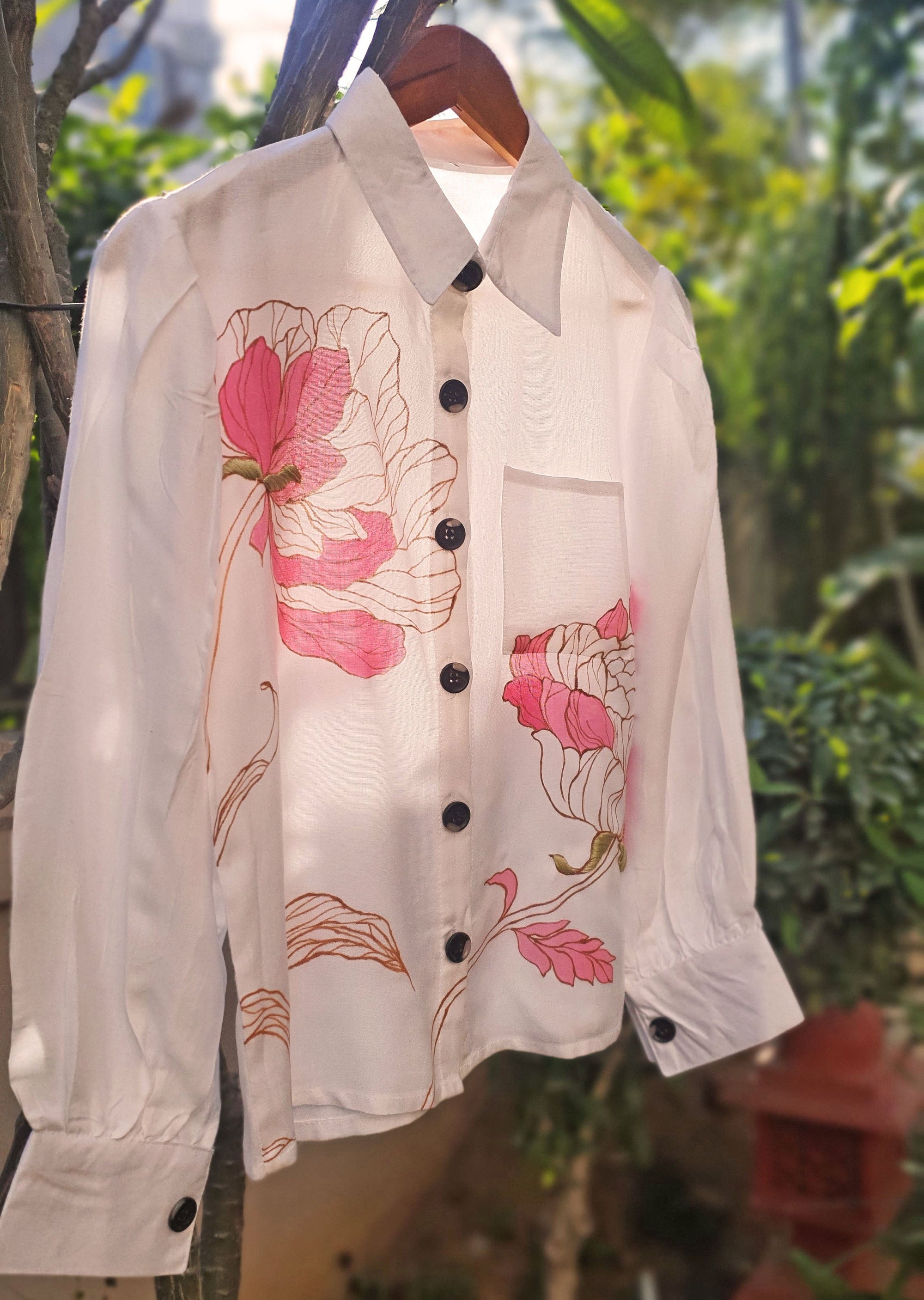 The Abstract Floral Shirt